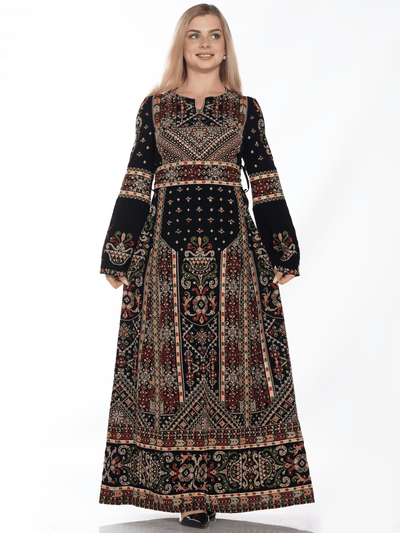 Grace Of Yafa - High Quality Embroidered Palestinian style Thobe/Thob - JPK Traditions