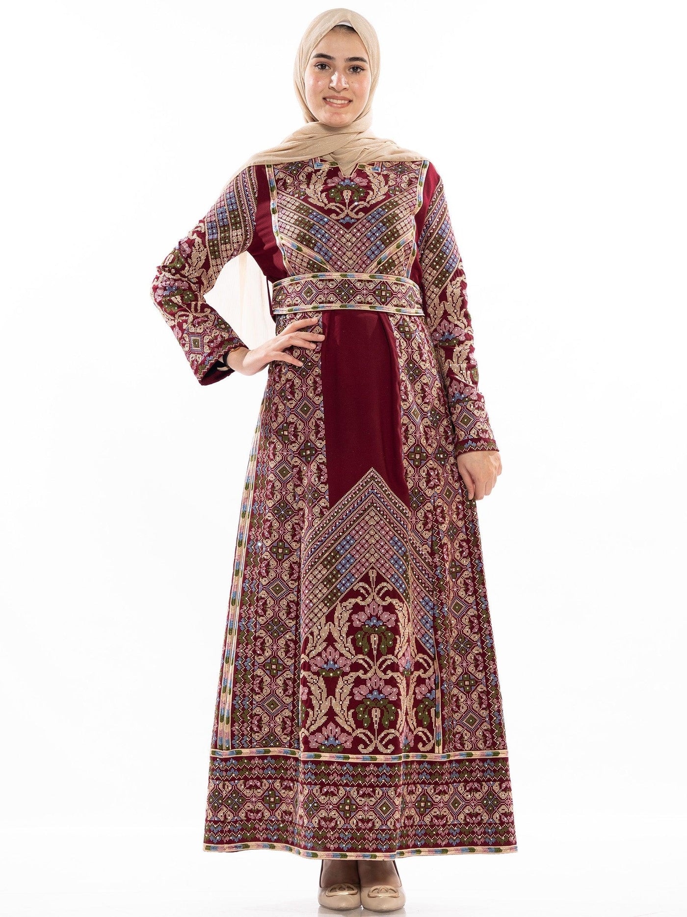 Thobe of Traditions -  Embroidered Palestinian Thobe - JPK Traditions