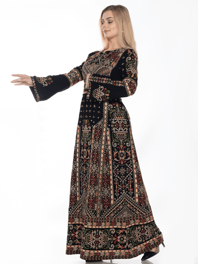 Grace Of Yafa - High Quality Embroidered Palestinian style Thobe/Thob - JPK Traditions