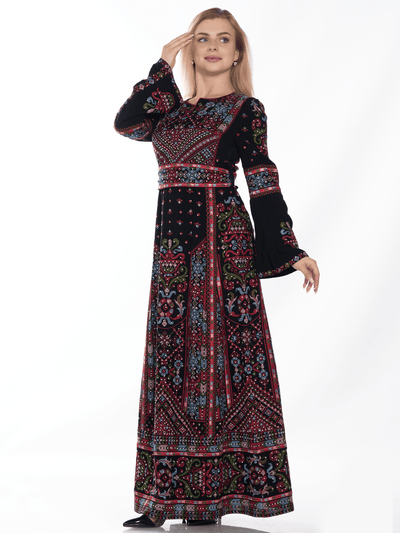 Grace Of Yafa - High Quality Embroidered Palestinian style Thobe/Thob - JPK Traditions