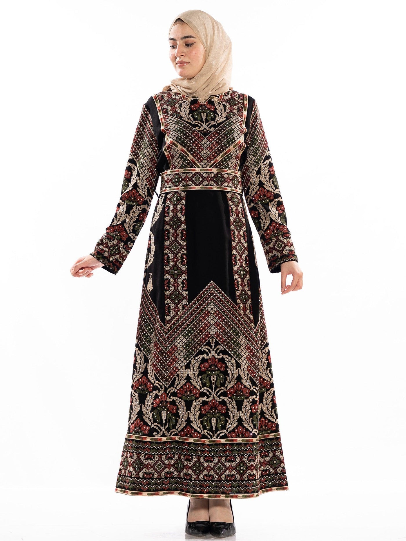 Thobe of Traditions -  Embroidered Palestinian Thobe - JPK Traditions