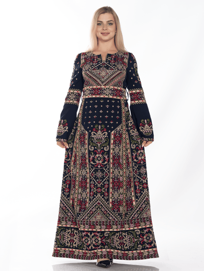 Grace Of Yafa - High Quality Embroidered Palestinian style Thobe/Thob - JPK Traditions