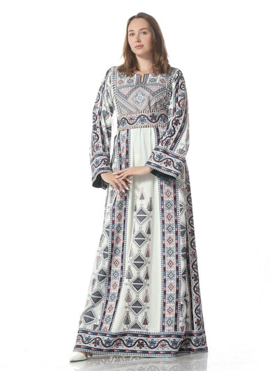 Yafa - Embroidered Palestinian Thobe dress for women - JPK Traditions