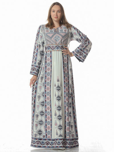 Yafa - Embroidered Palestinian Thobe dress for women - JPK Traditions