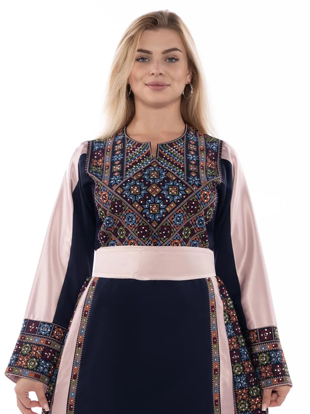 Thobe Al Blad - Very High Quality Traditional Embroidered Palestinian Thobe - JPK Traditions