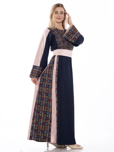 Thobe Al Blad - Very High Quality Traditional Embroidered Palestinian Thobe - JPK Traditions