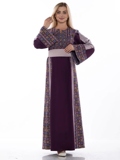 Thobe Al Blad - Very High Quality Traditional Embroidered Palestinian Thobe - JPK Traditions