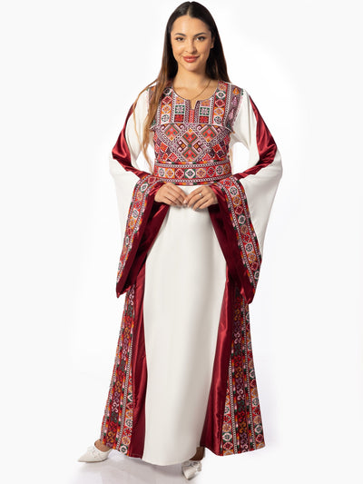 Star of Tulkarem - Very High Quality Embroidered Palestinian style Thobe