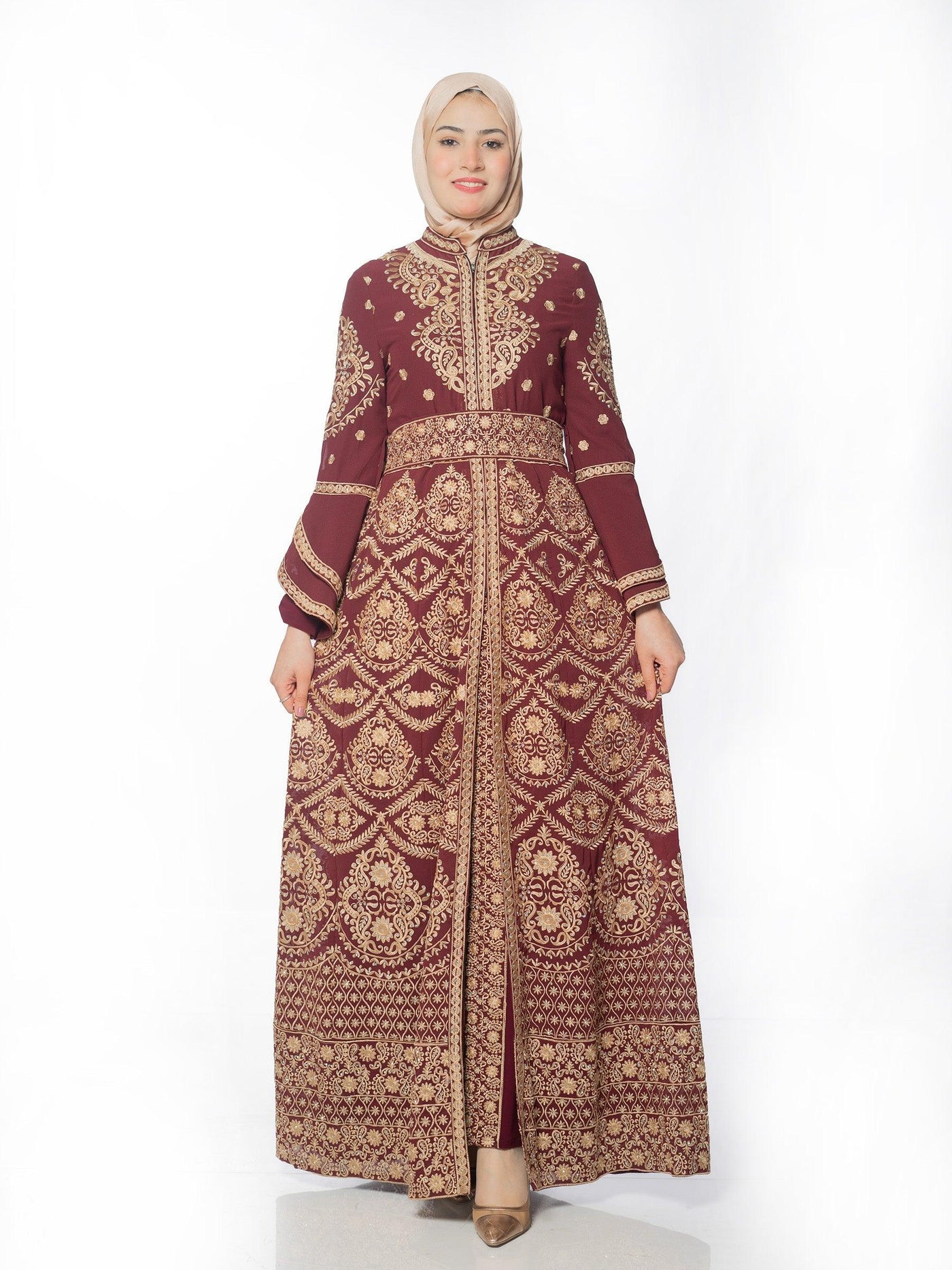 Embroidered thobe of Freedom -  Traditional Palestinian Thobe - JPK Traditions