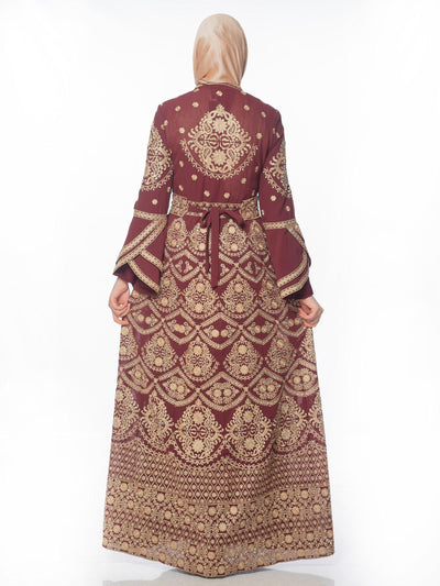 Embroidered thobe of Freedom -  Traditional Palestinian Thobe - JPK Traditions