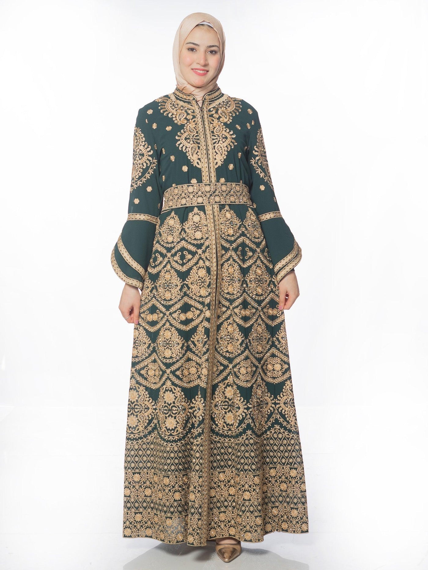 Embroidered thobe of Freedom -  Traditional Palestinian Thobe - JPK Traditions