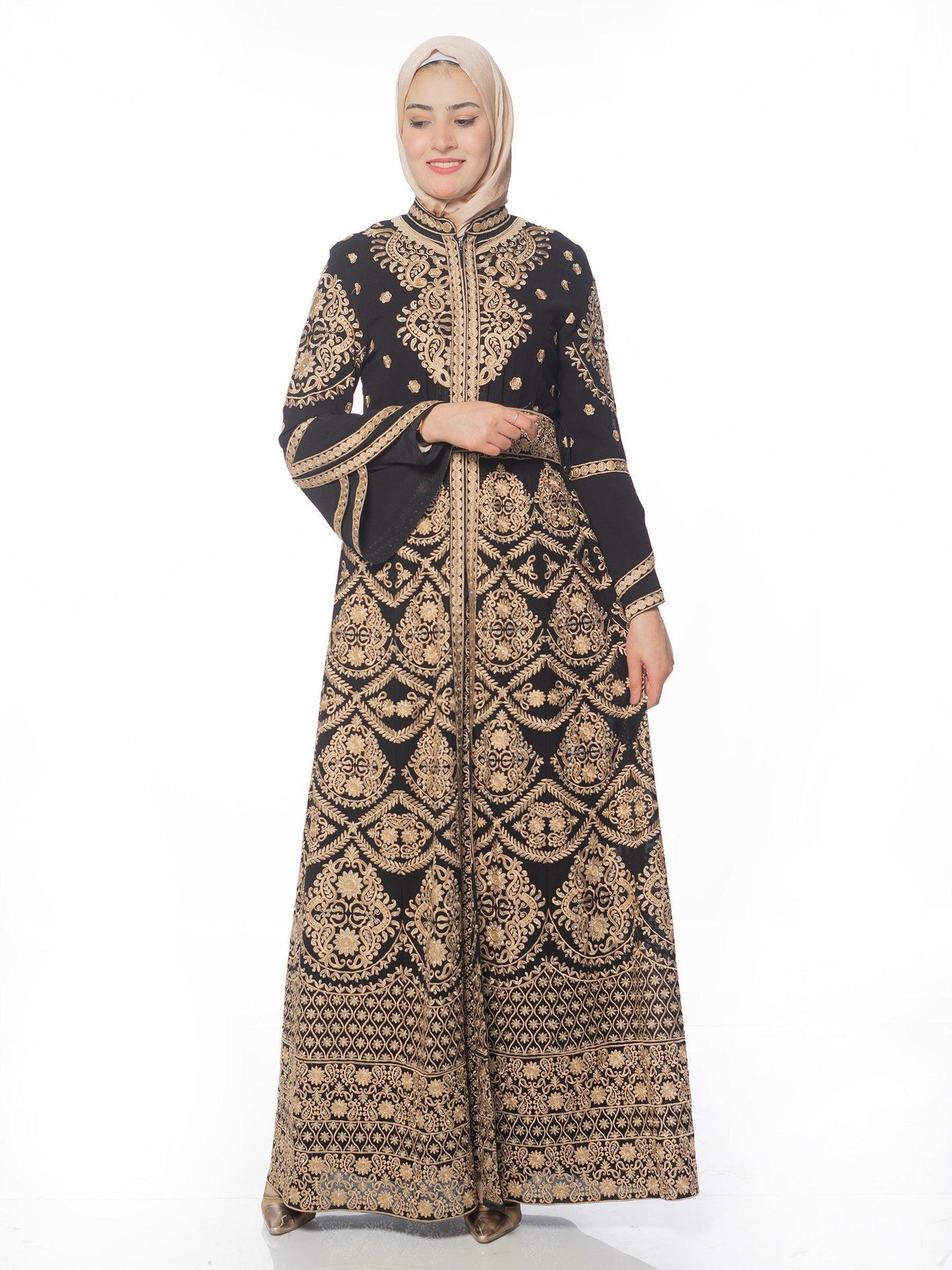 Embroidered thobe of Freedom -  Traditional Palestinian Thobe - JPK Traditions