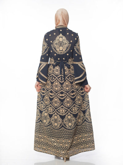 Embroidered thobe of Freedom -  Traditional Palestinian Thobe - JPK Traditions