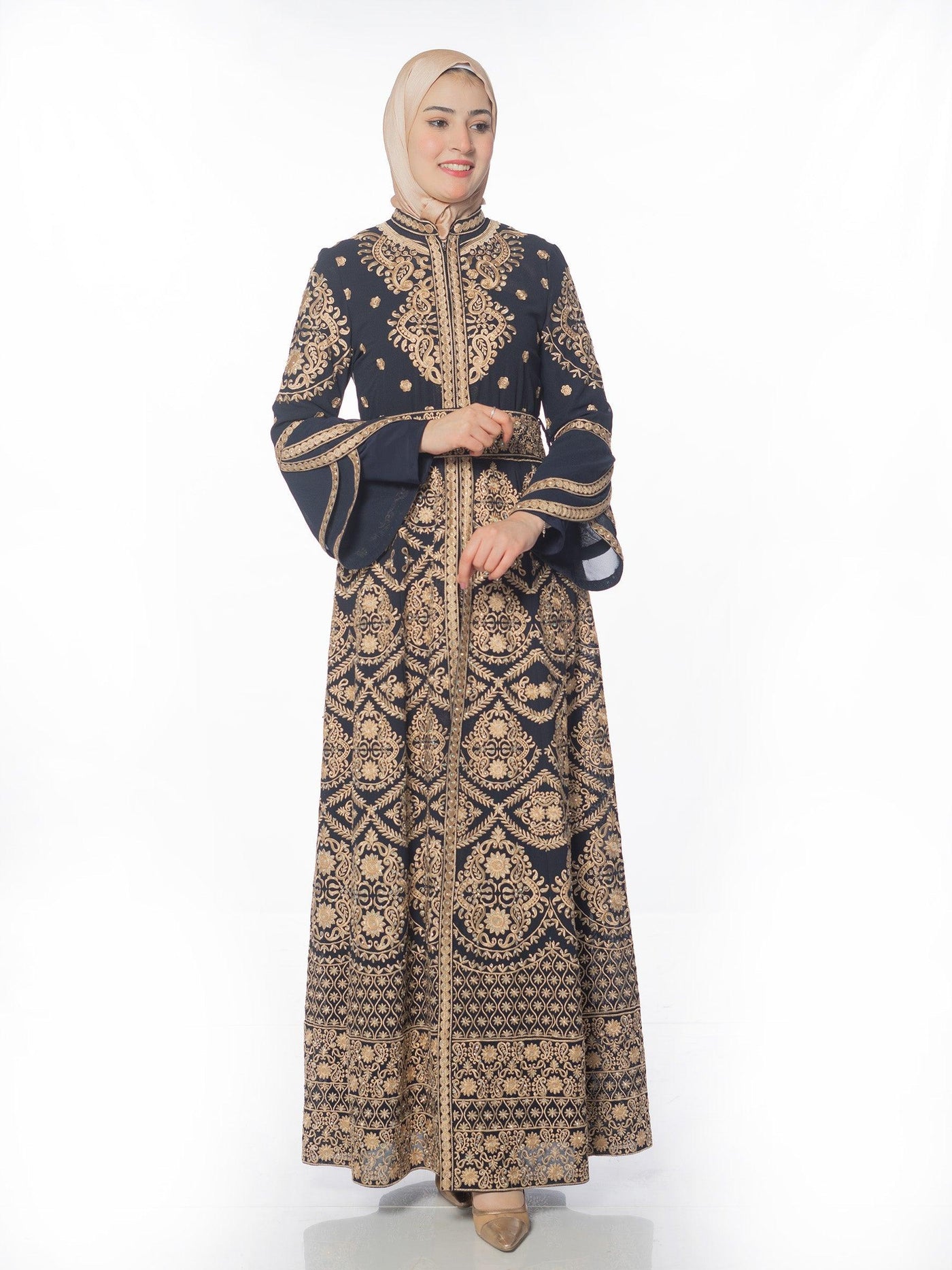 Embroidered thobe of Freedom -  Traditional Palestinian Thobe - JPK Traditions