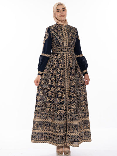 Thobe of passion -  Embroidered Palestinian Thobe - JPK Traditions