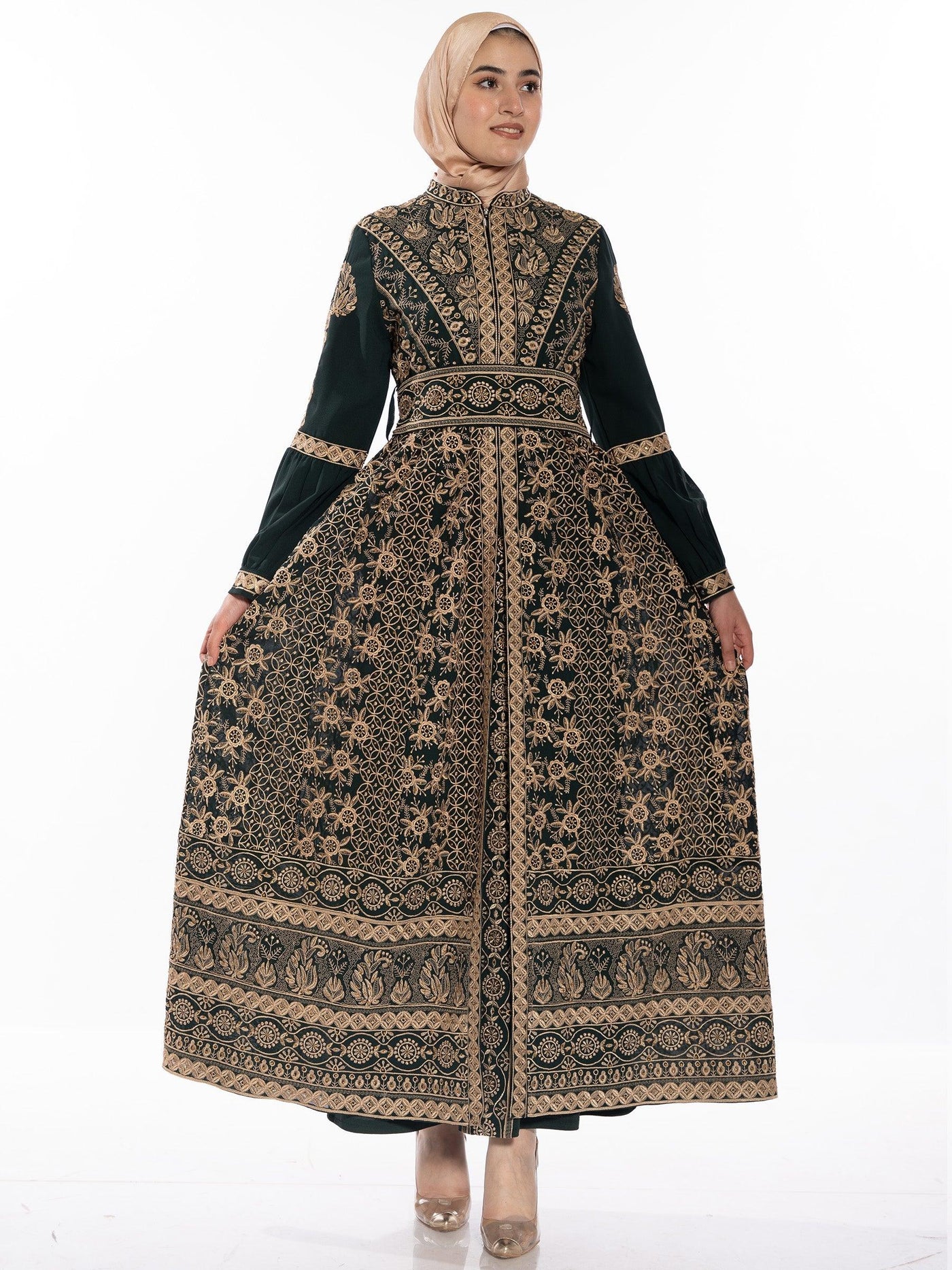 Thobe of passion -  Embroidered Palestinian Thobe - JPK Traditions