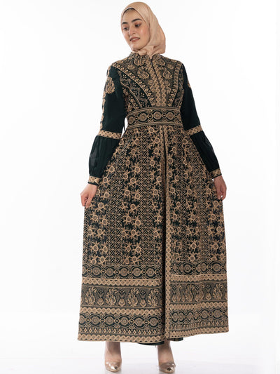 Thobe of passion -  Embroidered Palestinian Thobe - JPK Traditions
