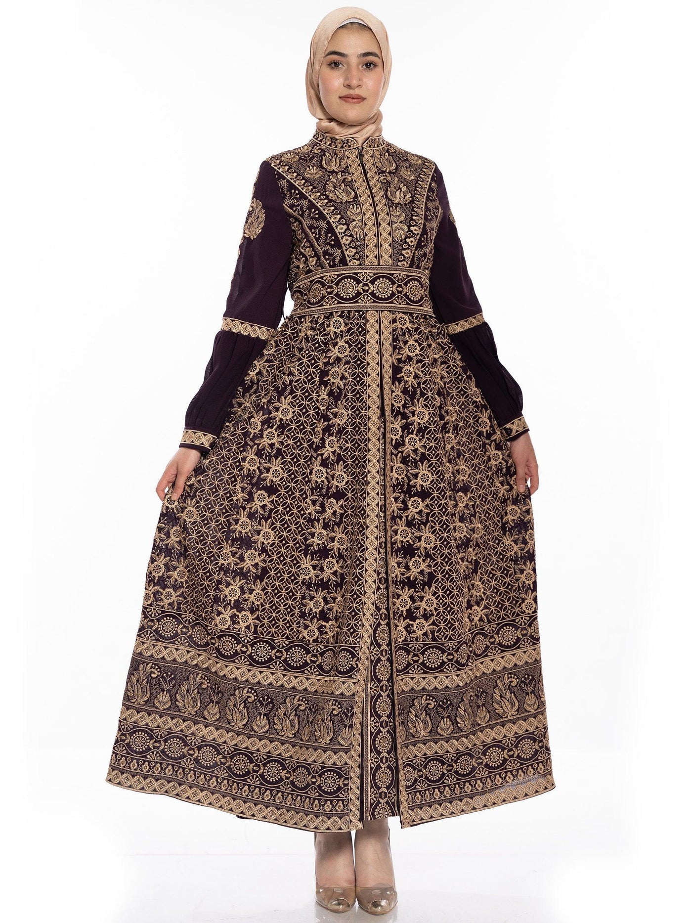 Thobe of passion -  Embroidered Palestinian Thobe - JPK Traditions