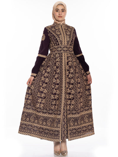 Thobe of passion -  Embroidered Palestinian Thobe - JPK Traditions