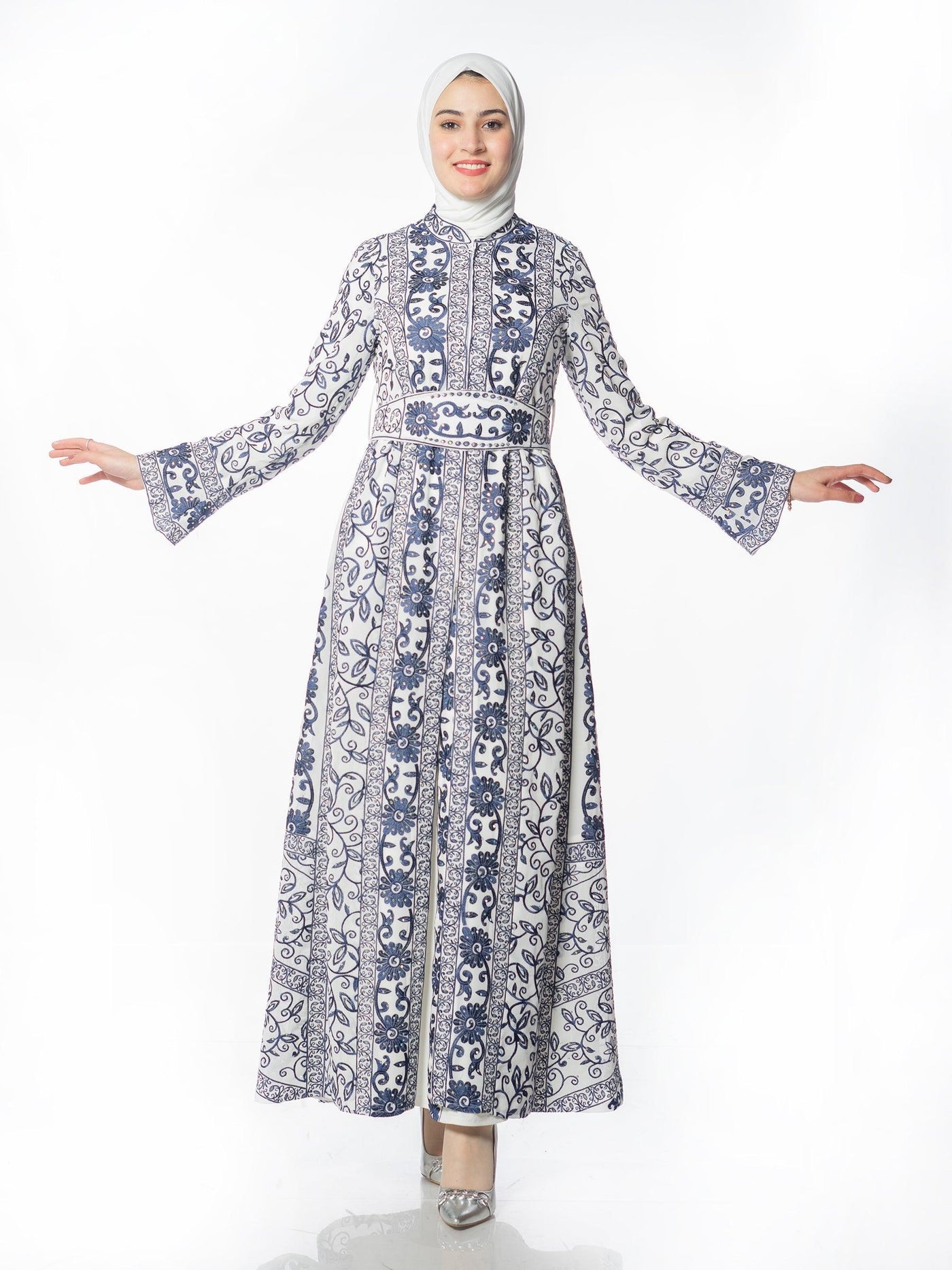Thobe of Jericho -  Embroidered Palestinian Thobe - JPK Traditions