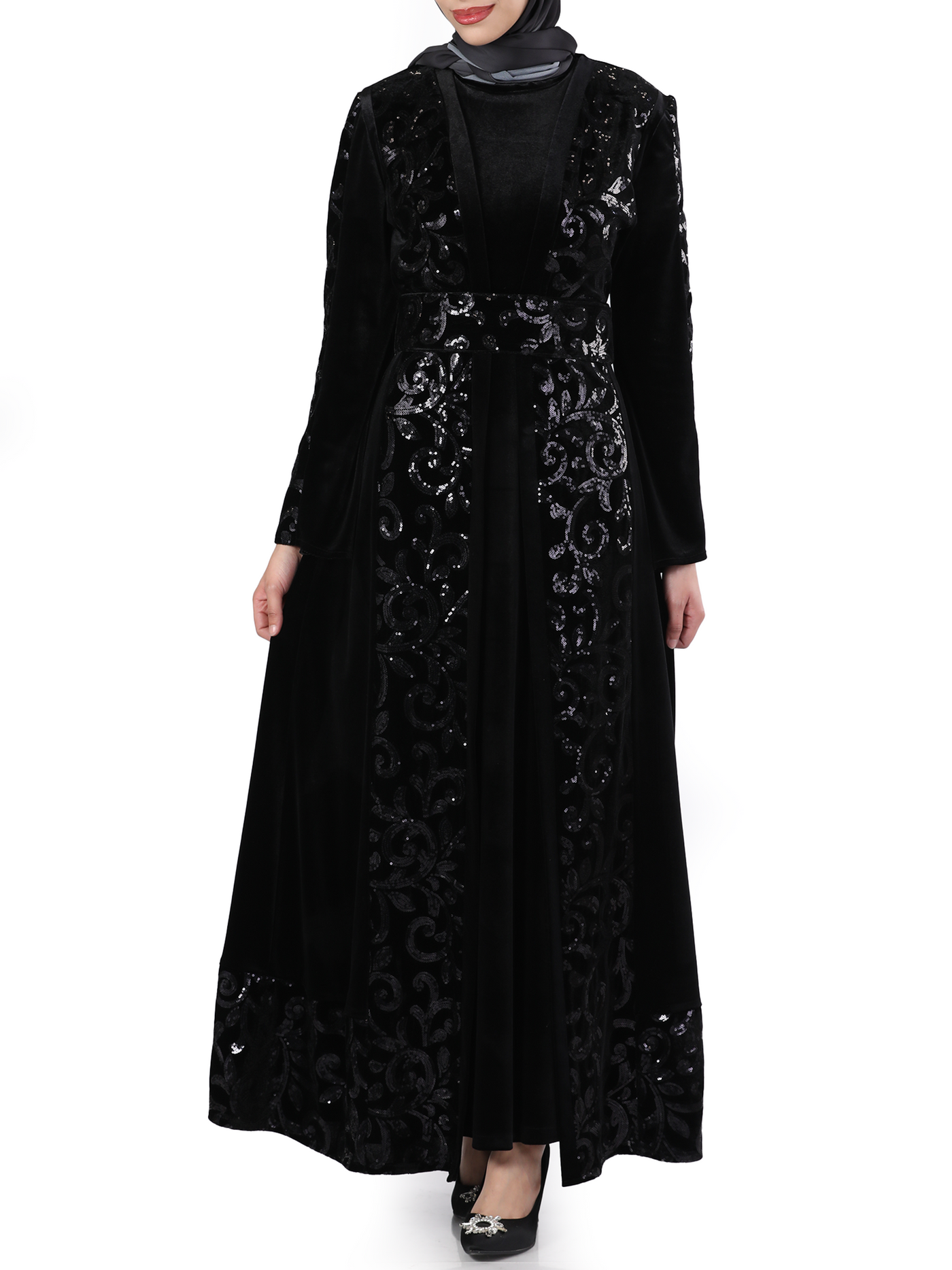 Night Bisht - High Quality Embroidered Palestinian style Bisht