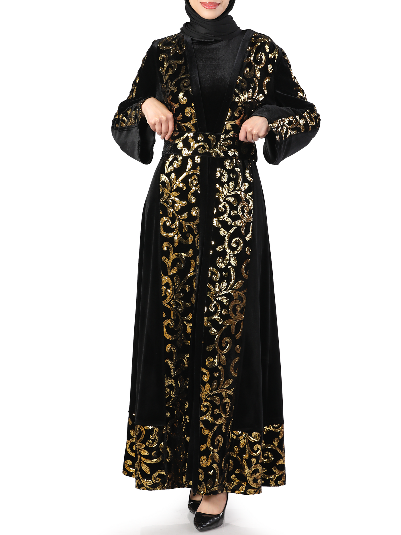 Night Bisht - High Quality Embroidered Palestinian style Bisht