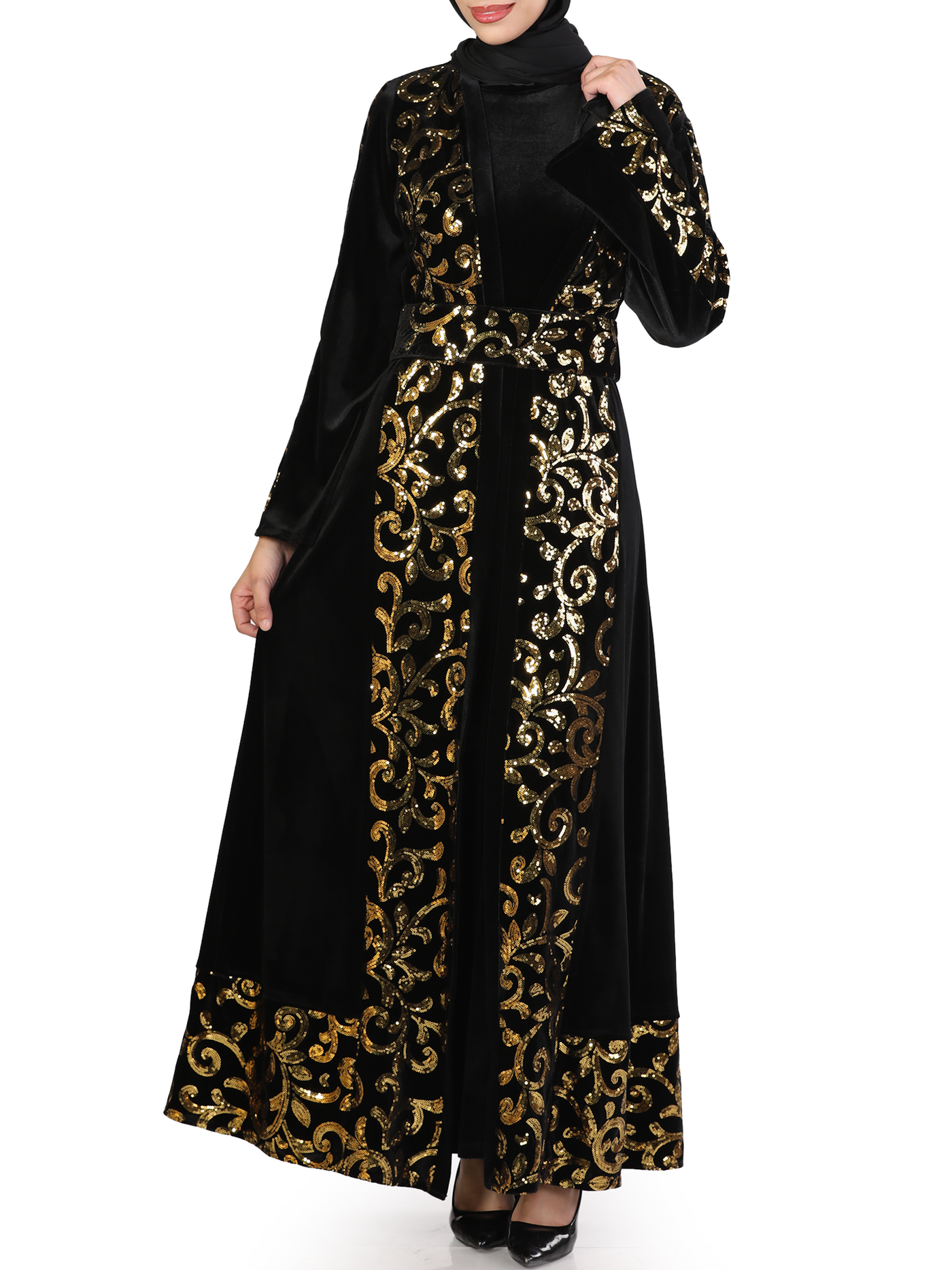 Night Bisht - High Quality Embroidered Palestinian style Bisht