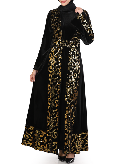 Night Bisht - High Quality Embroidered Palestinian style Bisht