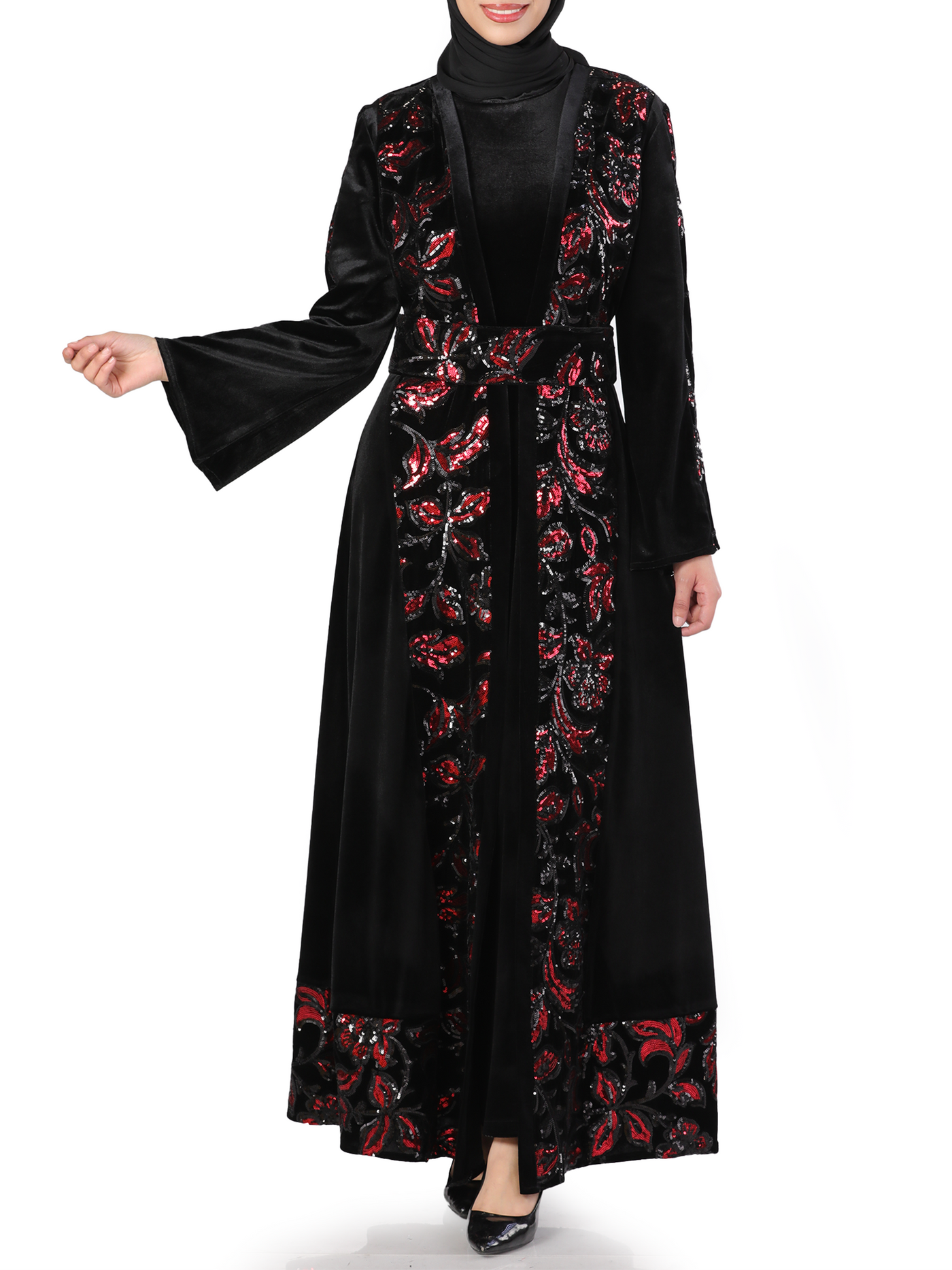 Night Bisht - High Quality Embroidered Palestinian style Bisht