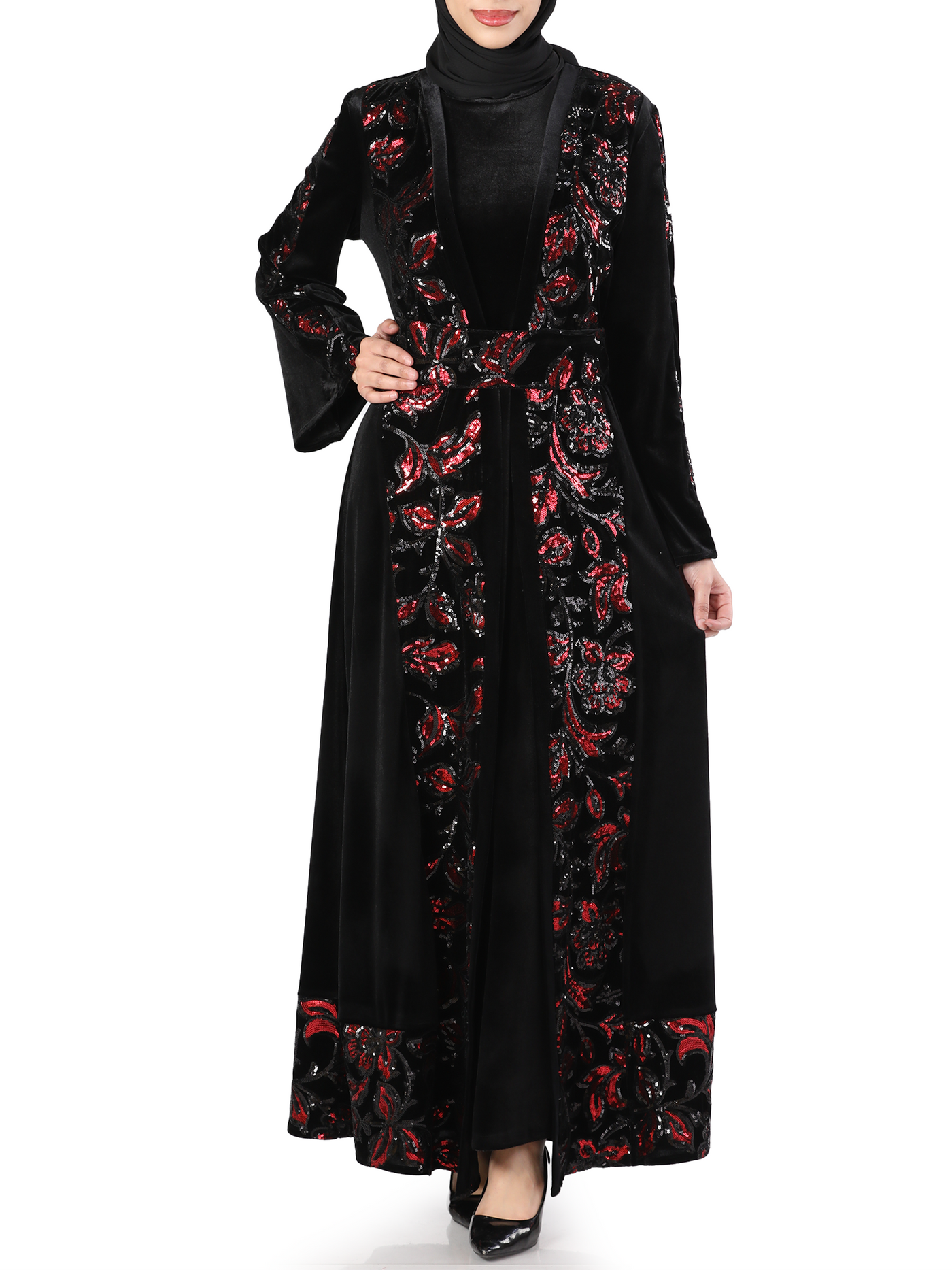 Night Bisht - High Quality Embroidered Palestinian style Bisht