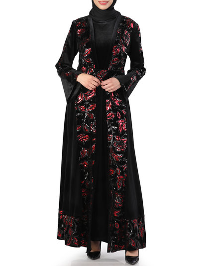 Night Bisht - High Quality Embroidered Palestinian style Bisht