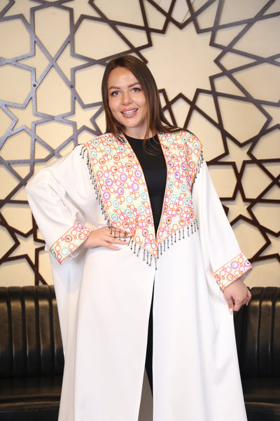 Free Size Embroidered Abaya- Palestinian style Abaya