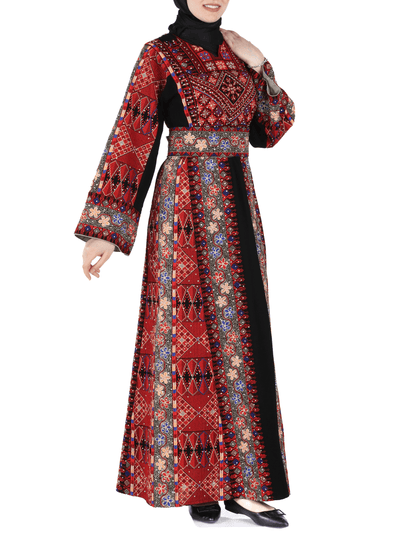 Elegance of Acre Thobe - High Quality Embroidered Palestinian style Thob - JPK Traditions