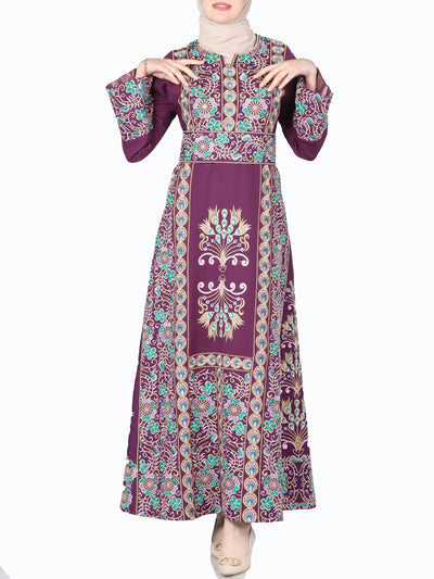 Jewel Of Nablus - High Quality Embroidered Palestinian style Thobe
