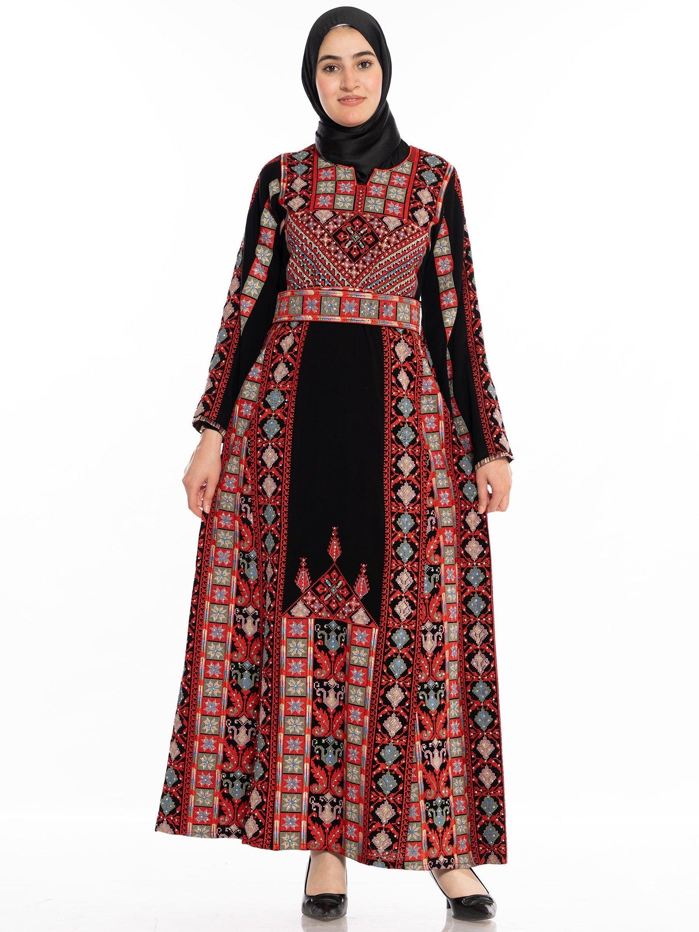 Thobe of Traditions 2 -  Embroidered Palestinian Thobe - JPK Traditions