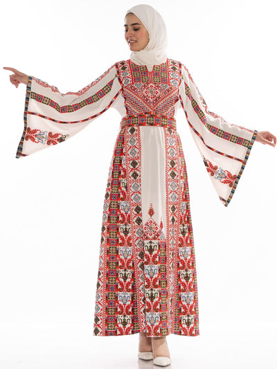 Thobe of Traditions 2 -  Embroidered Palestinian Thobe - JPK Traditions