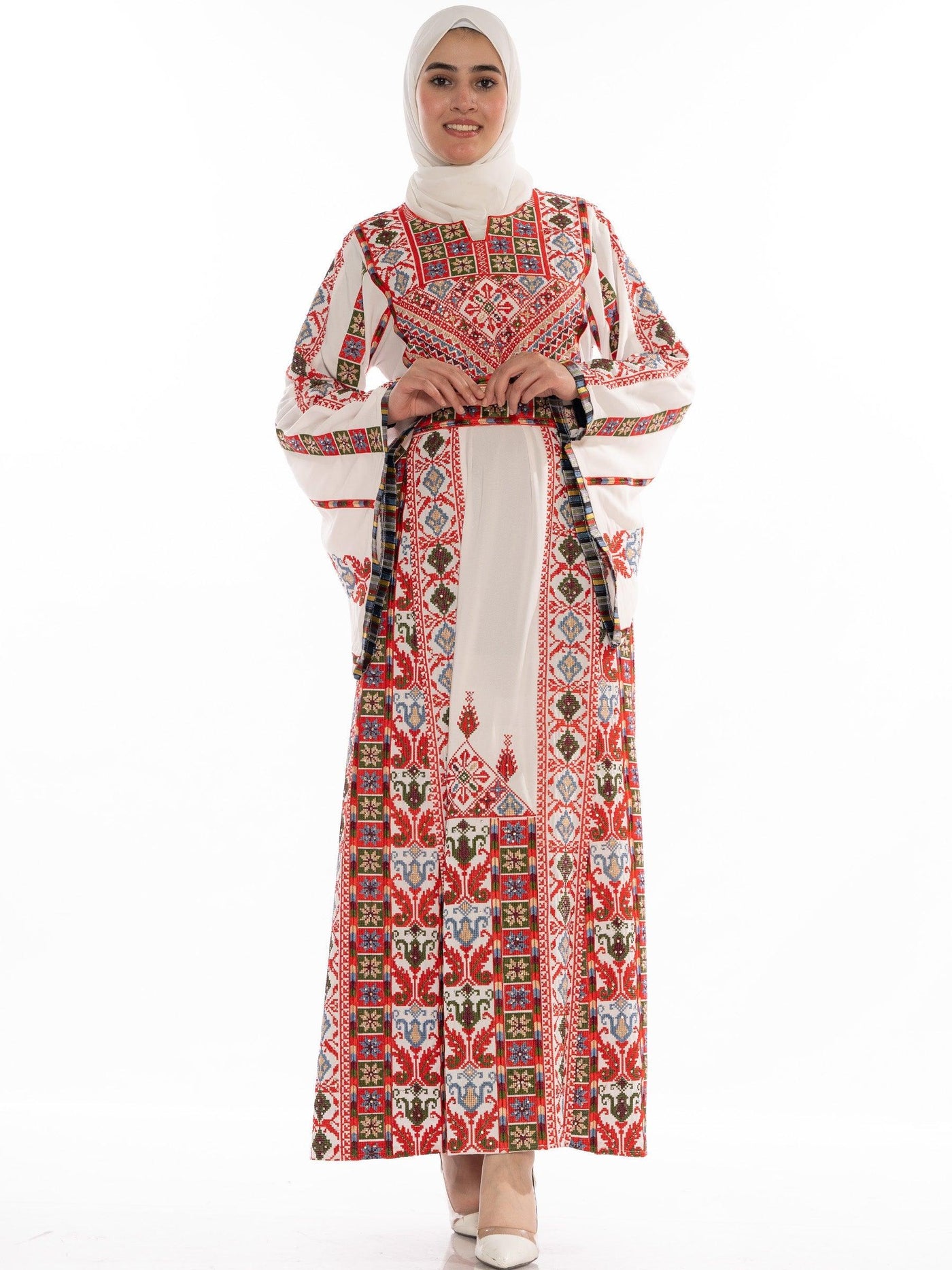 Thobe of Traditions 2 -  Embroidered Palestinian Thobe - JPK Traditions
