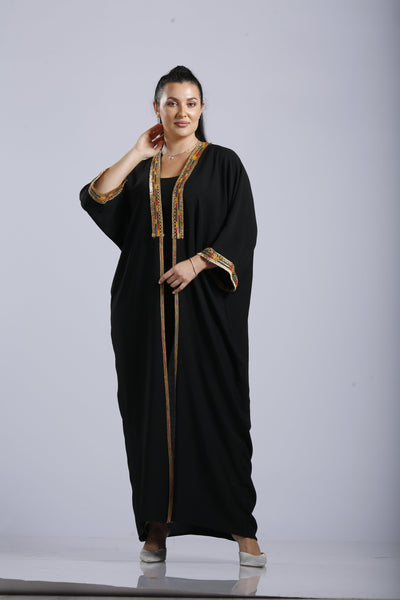 Embroidered Abaya- Palestinian style Abaya