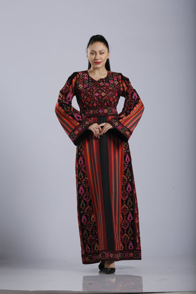 Haifa / حيفا Thobe - Embroidered Palestinian style Thobe