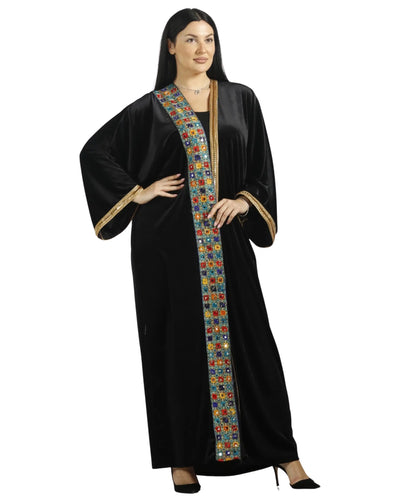 Gazan Abaya- Palestinian style Abaya - JPK Traditions