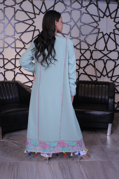 Embroidered Abaya- Palestinian style Abaya