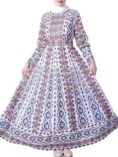 Embroidered Princess Of Haifa - Very High Quality Embroidered Palestinian Thobe/Thob - JPK Traditions