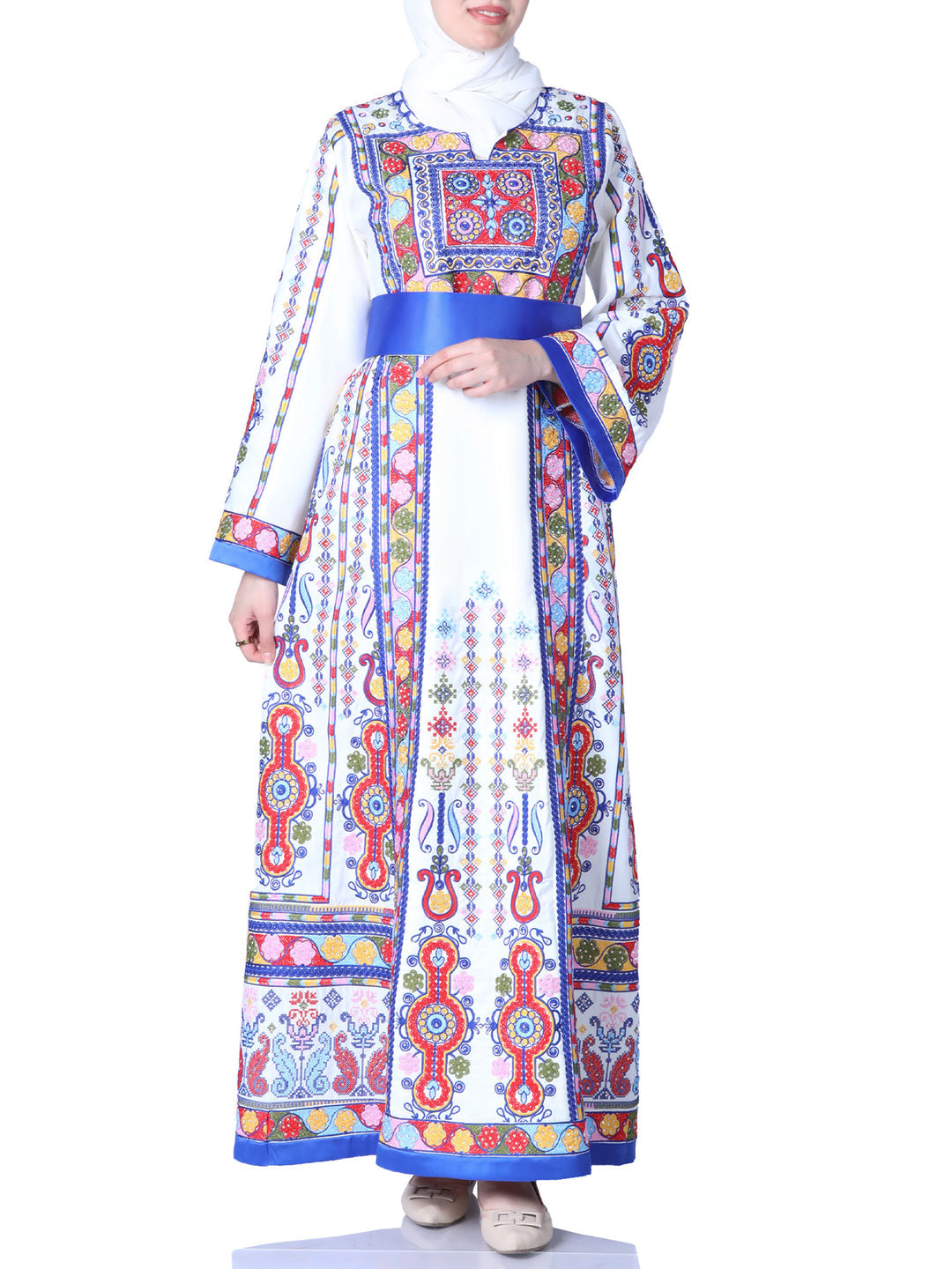 Blooms Of Yafa - High Quality Traditional Embroidered Palestinian style Thobe