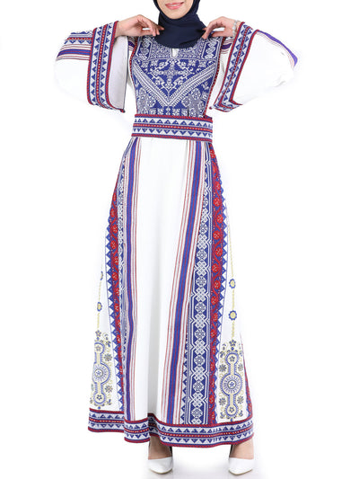 Embroidered Beauty - Very High Quality Traditional Embroidered Palestinian Thobe