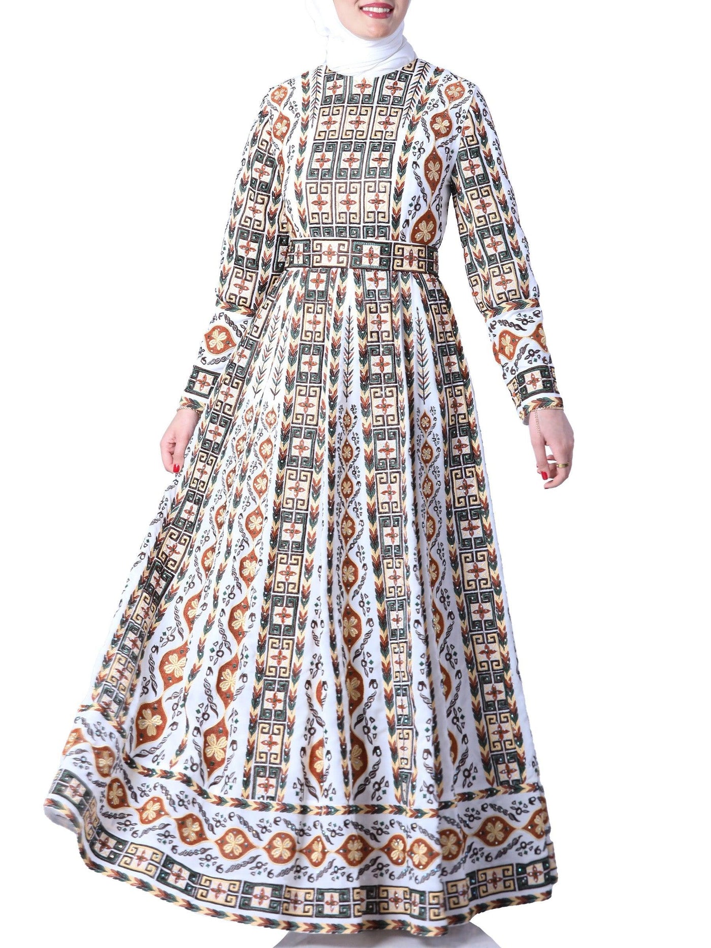 Embroidered Princess Of Haifa - Very High Quality Embroidered Palestinian Thobe/Thob - JPK Traditions