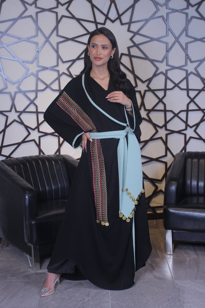 Fallahi Abaya- Palestinian style Abaya