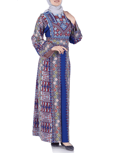 Elegance of Acre Thobe - High Quality Embroidered Palestinian style Thob - JPK Traditions