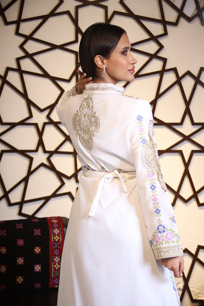 Jenin Heritage - Traditional Embroidered Palestinian Kaftan
