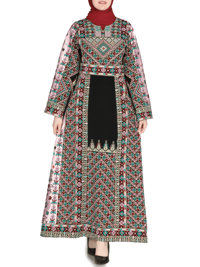 Embroidered thobe of Jerusalem -  Traditional Palestinian Thobe - JPK Traditions