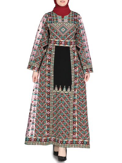 Jewel of Tulkarem - High Quality Embroidered Palestinian style Thobe
